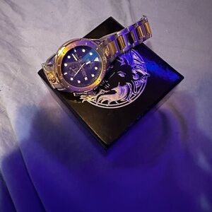 Versus Versace 6E Arrondissement VSPLP0519 Gold & Silver Watch
